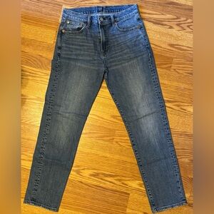 Gap mid rise girlfriend jeans